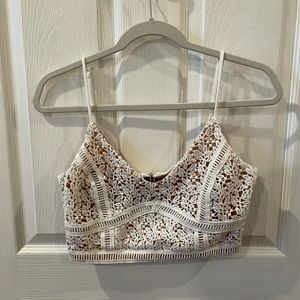 White Kendall + Kylie tank top